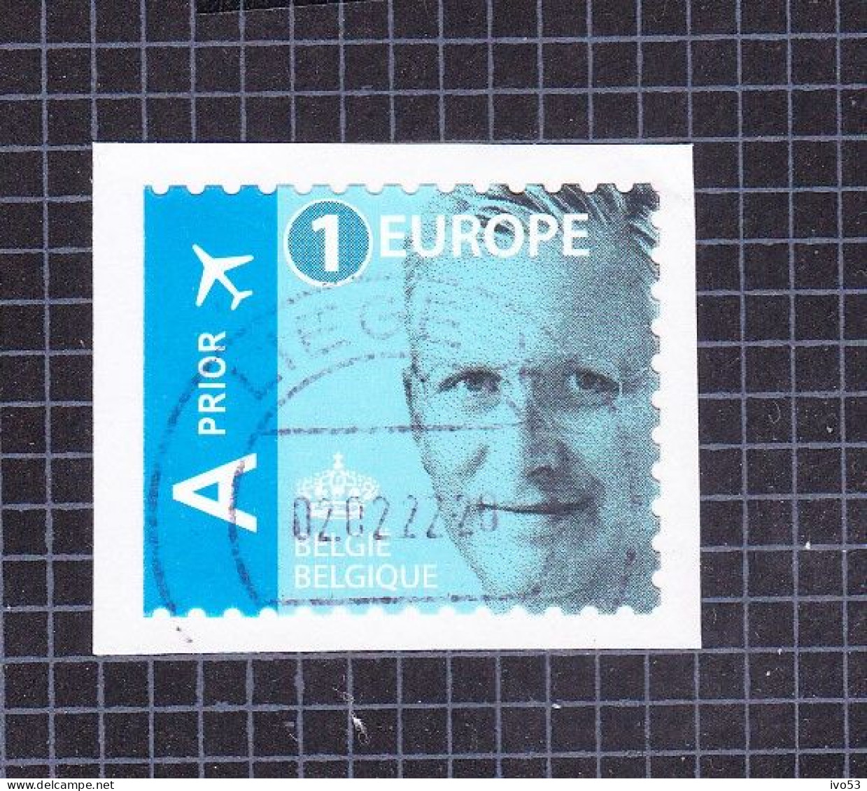 2016 Nr 4586a Gestempeld Op Fragment,uit Boekje B157.Koning  Filip. - Used Stamps