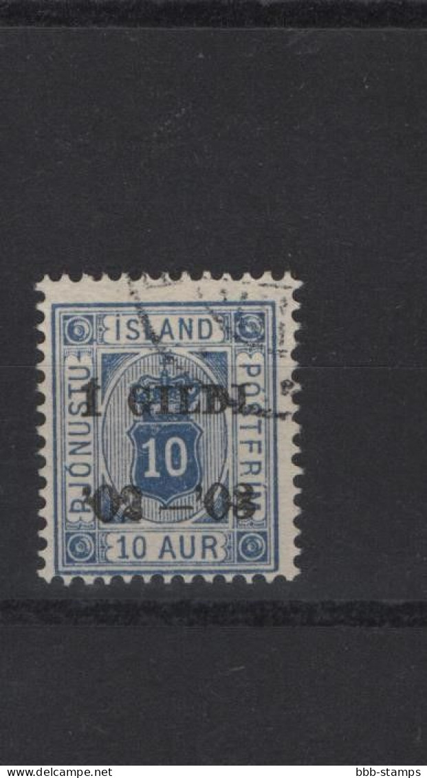 Island Michel Cat.No. Service Used  13 - Dienstzegels