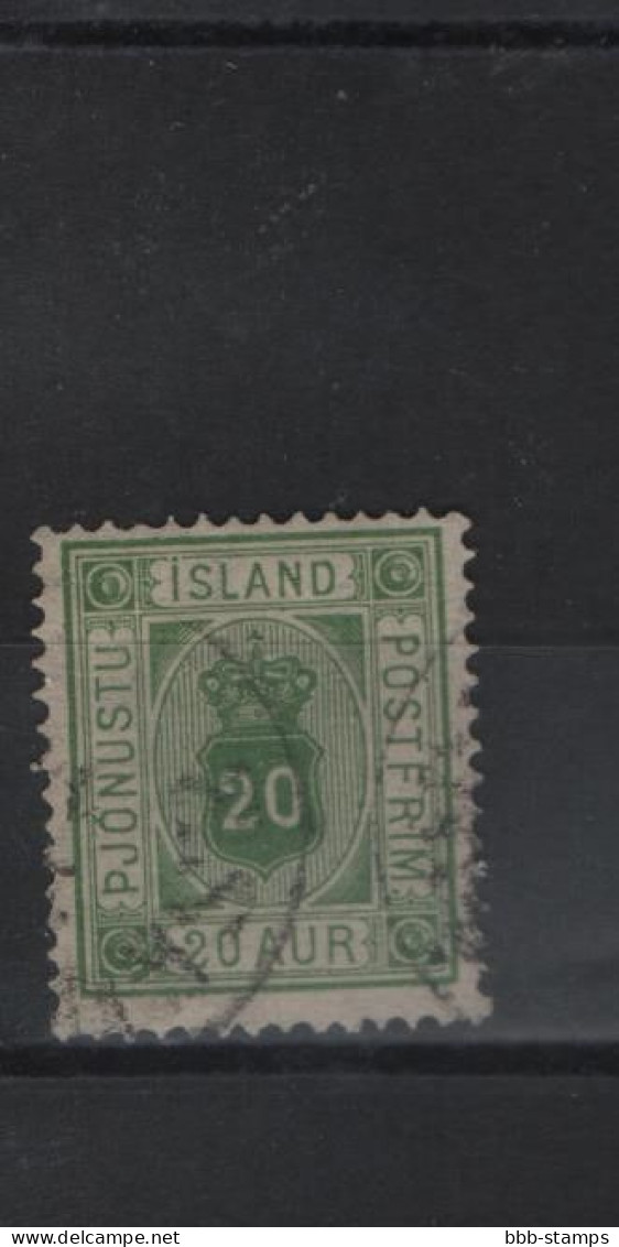 Island Michel Cat.No. Service Used  7 (1) - Dienstzegels