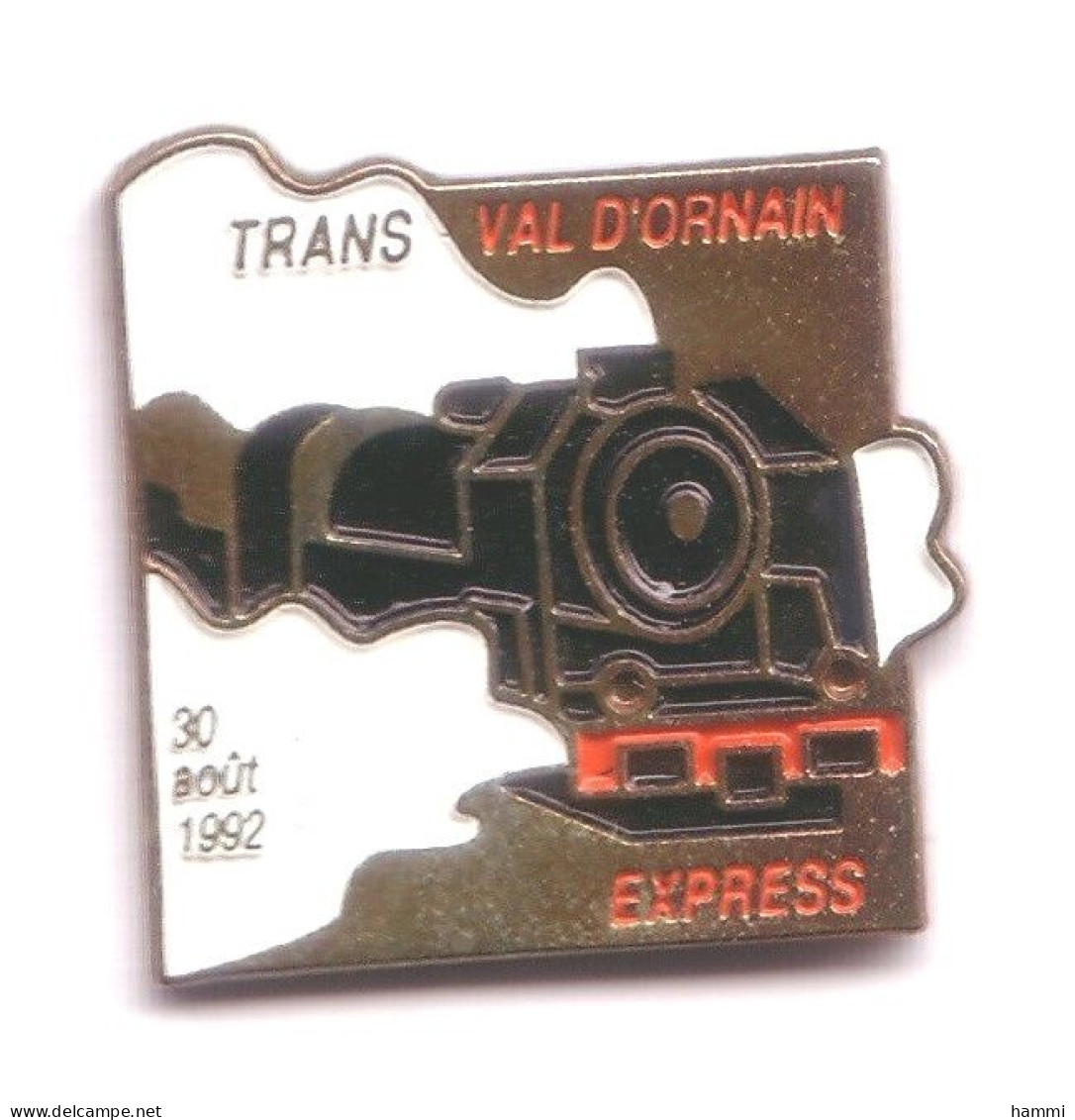 T161 Pin's TGV Train SNCF Trans VAL D'ORNAIN EXPRESS Train Vapeur DOUBS Achat Immédiat - TGV