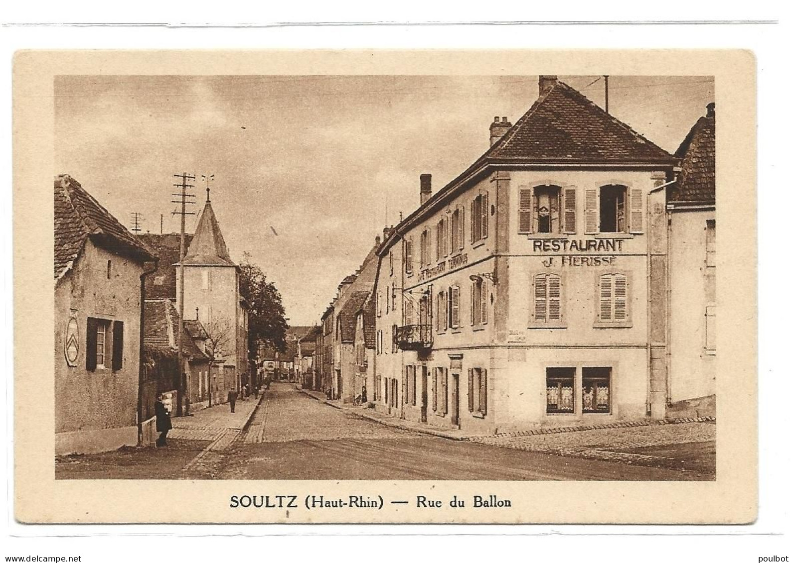 68 - Soultz Rue Du Ballon Restaurant  J. Herisse - Soultz