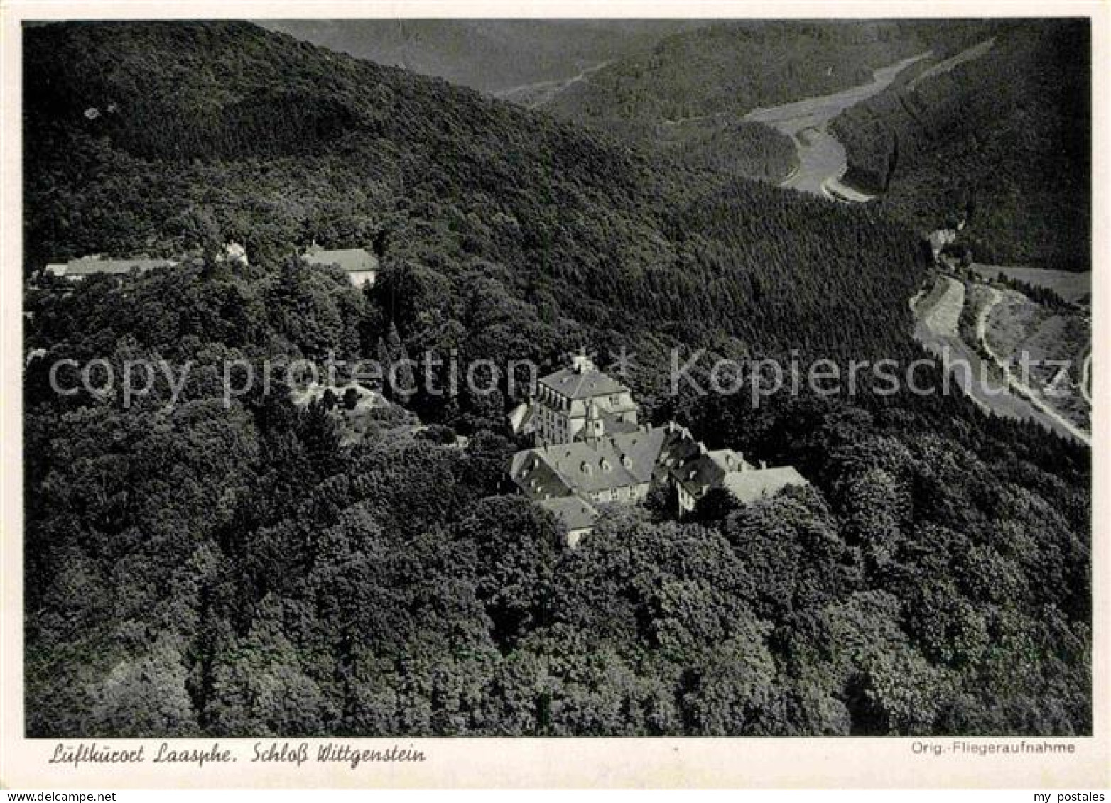 72901406 Laasphe Bad Schloss Wittgenstein Fliegeraufnahme Bad Laasphe - Bad Laasphe