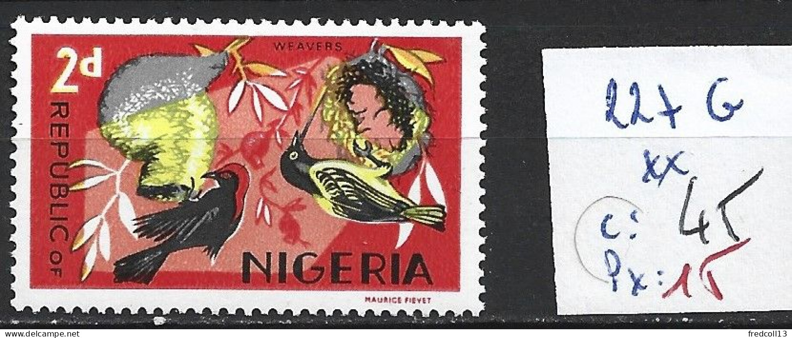 NIGERIA 227G ** Côte 45 € - Nigeria (1961-...)