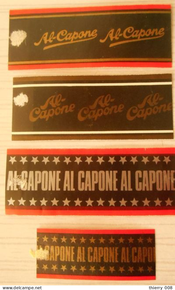 G10 Lot Bagues De Cigares Al Capone  4 Pièces - Bagues De Cigares