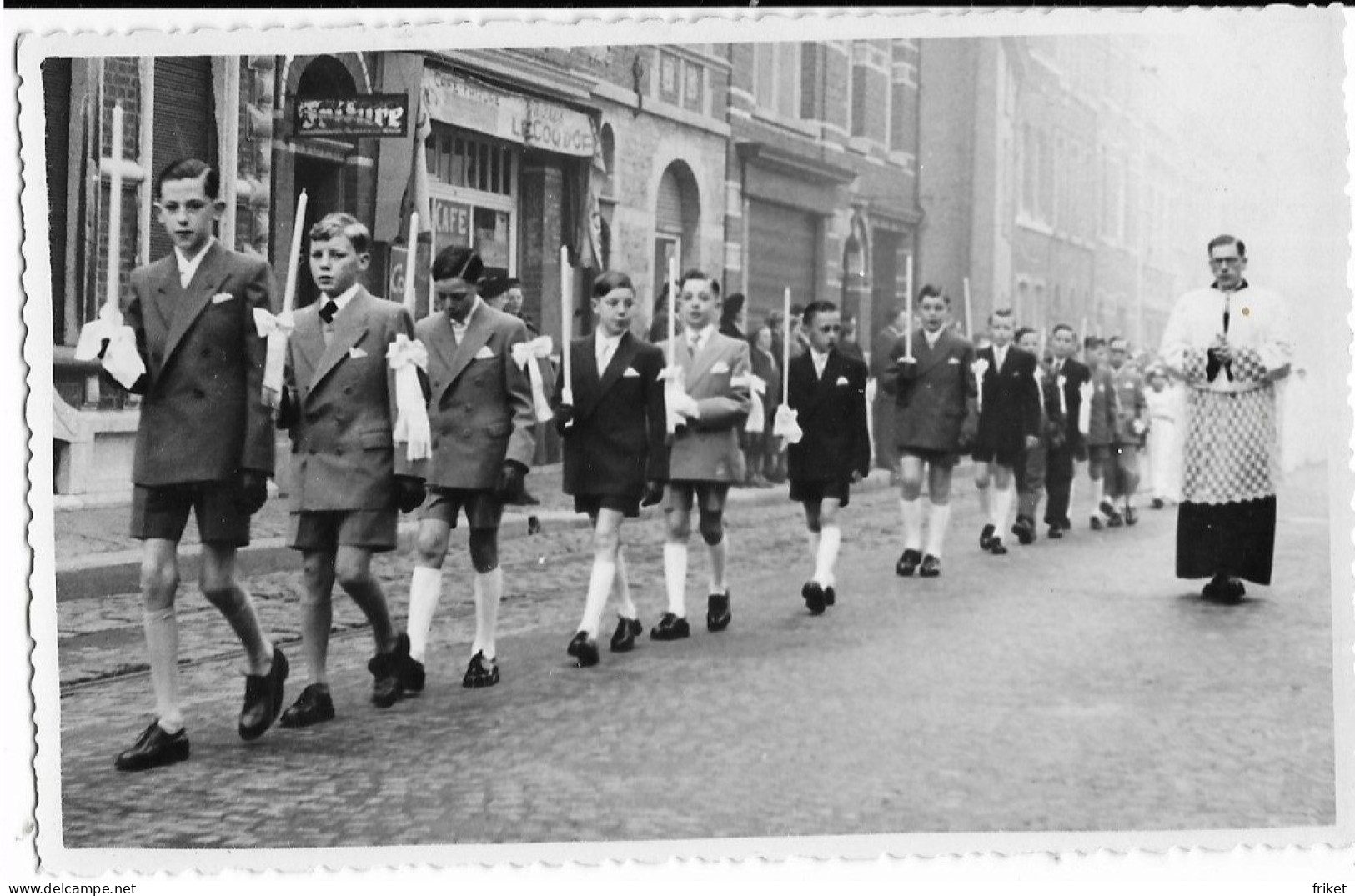 - 3528 - DOLHAIN  (Limbourg Et Environs ) Photo Carte Gevaert  , Procession - Limburg