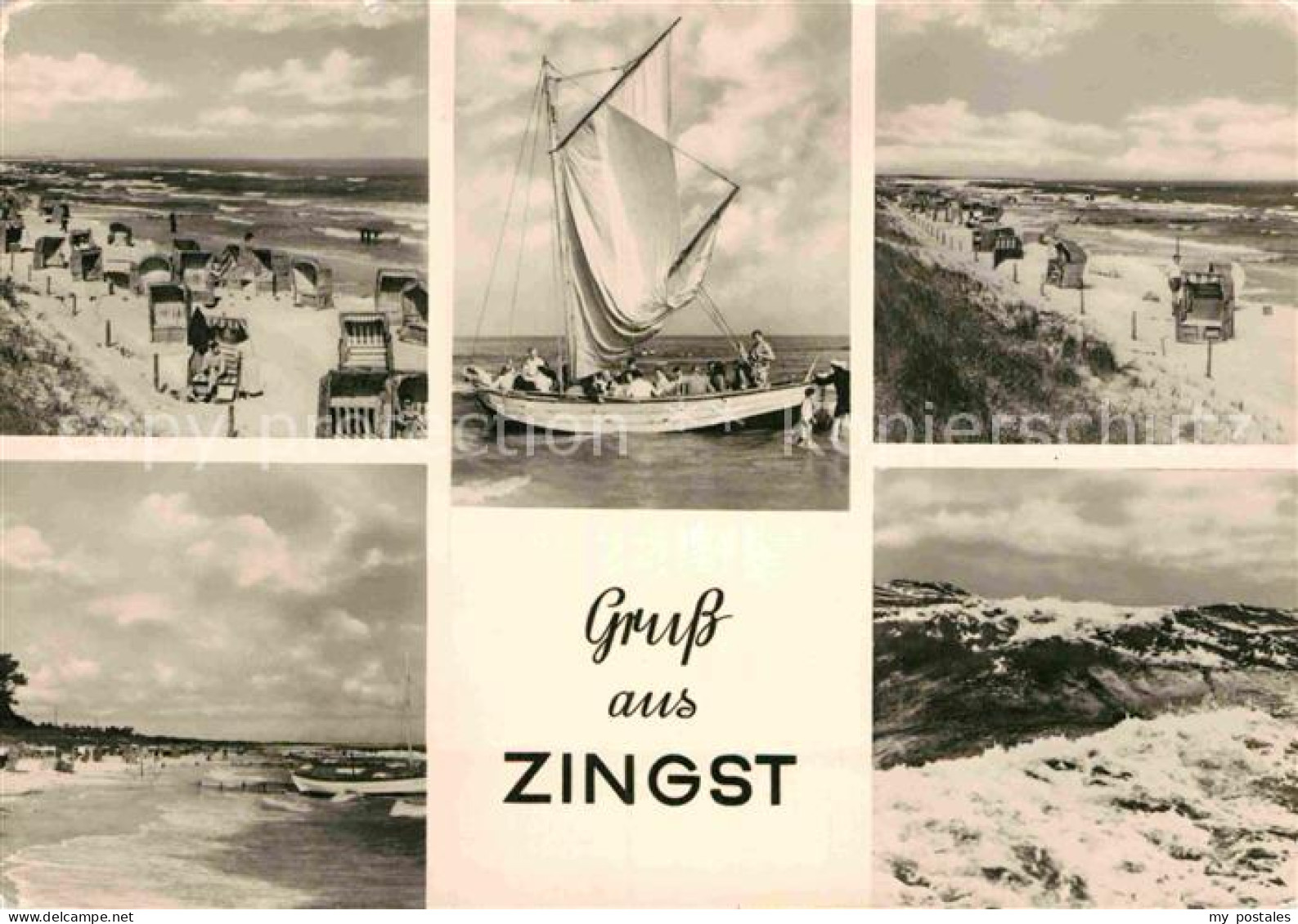 72901133 Zingst Ostseebad Strand Segelboot  Zingst Darss - Zingst