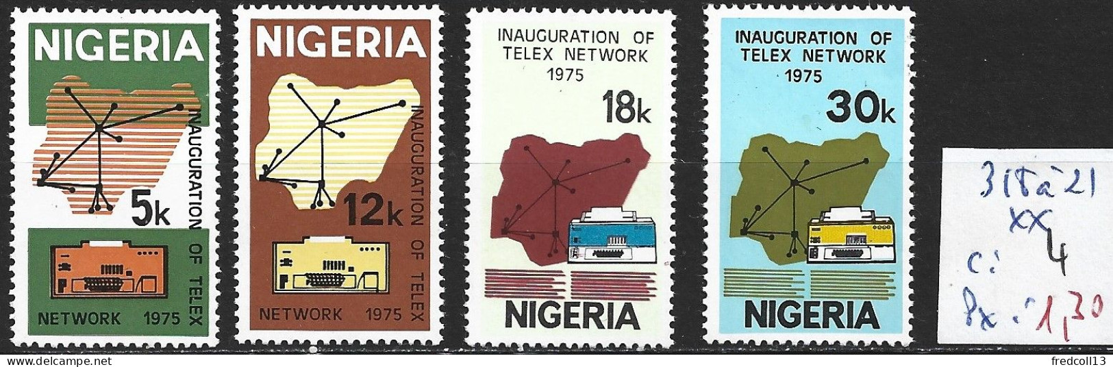 NIGERIA 318 à 21 ** Côte 4 € - Nigeria (1961-...)