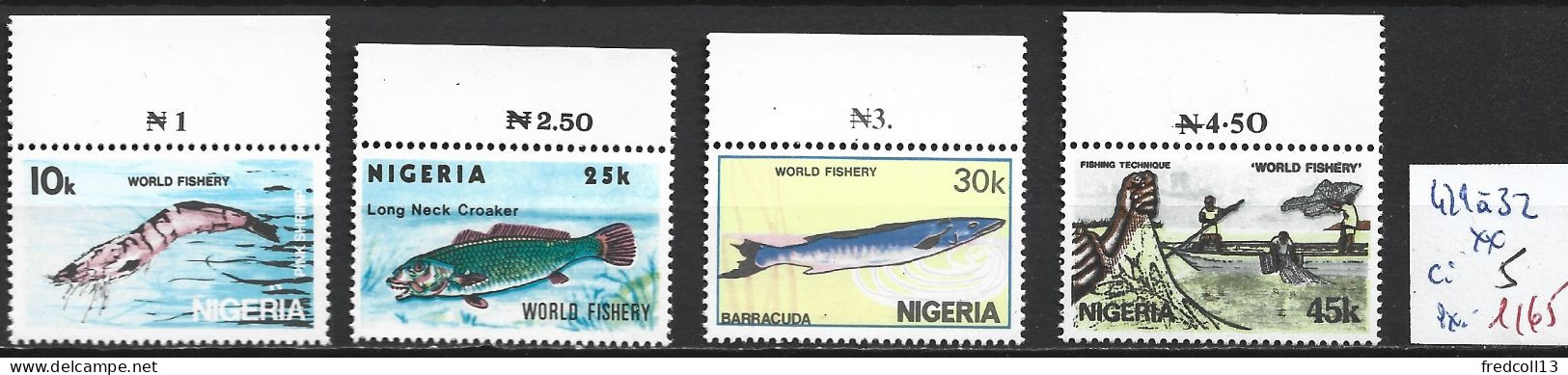 NIGERIA 429 à 32 ** Côte 5 € - Nigeria (1961-...)