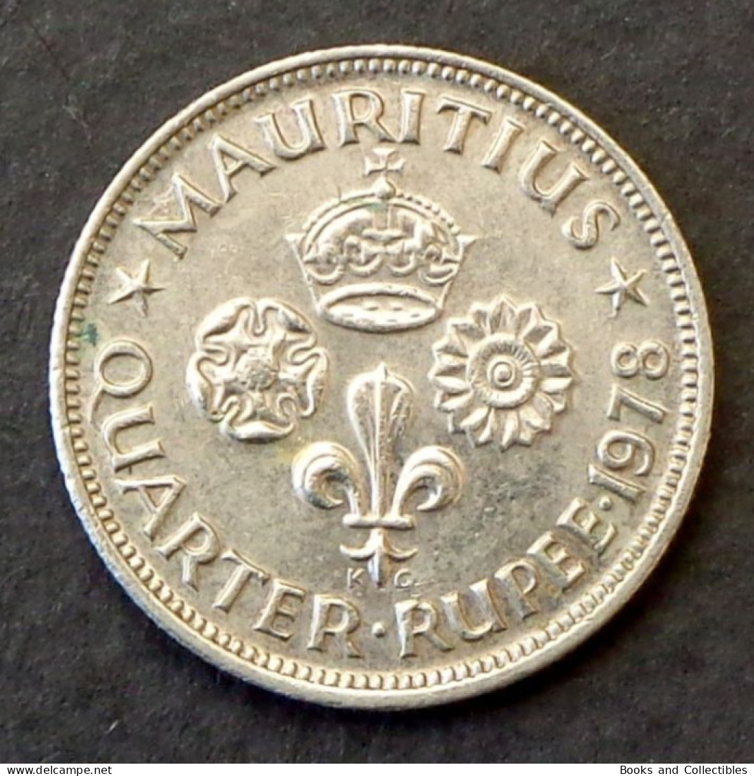 MAURITIUS - ¼ Rupee 1978 - KM# 36 * Ref. 0183 - Mauricio