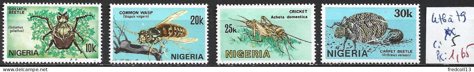 NIGERIA 476 à 79 ** Côte 5 € - Nigeria (1961-...)