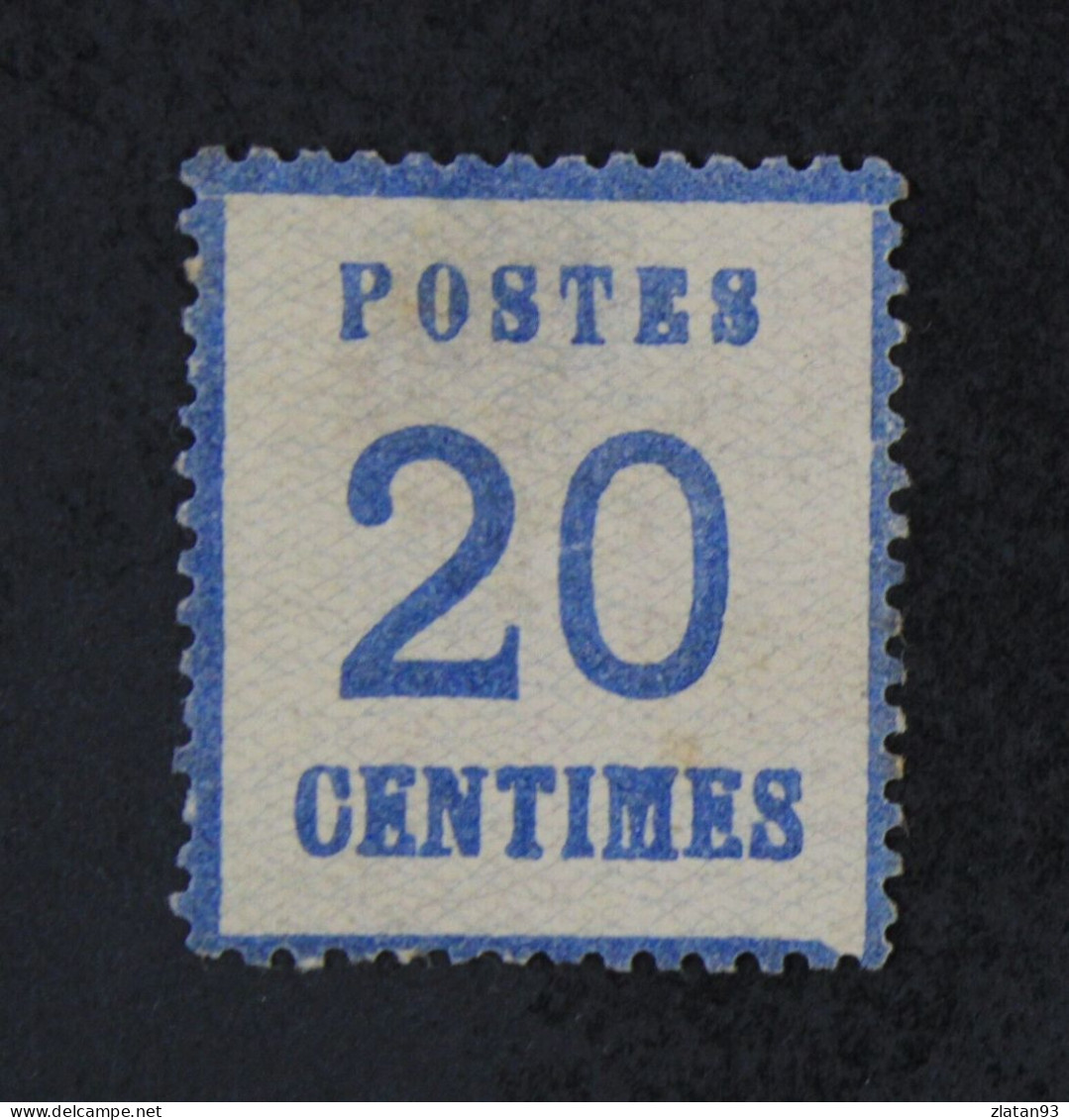 ALSACE LORRAINE N°6 20c Bleu NEUF(*) - Unused Stamps