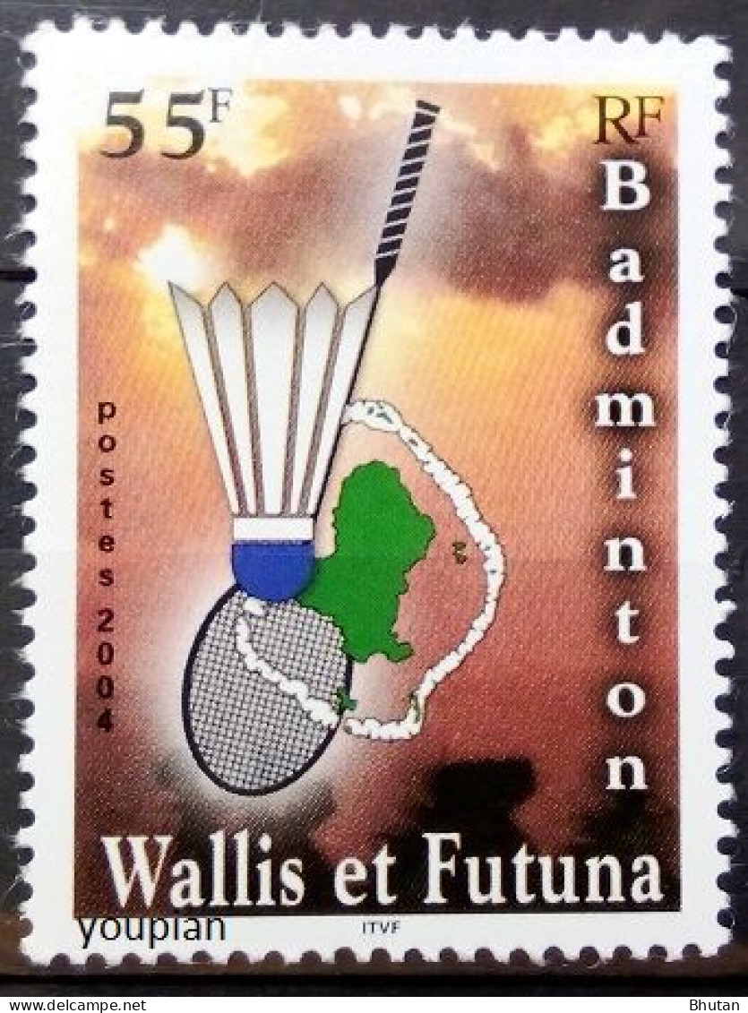 Wallis And Futuna 2004, Badminton On Walls And Futuna, MNH Single Stamp - Unused Stamps