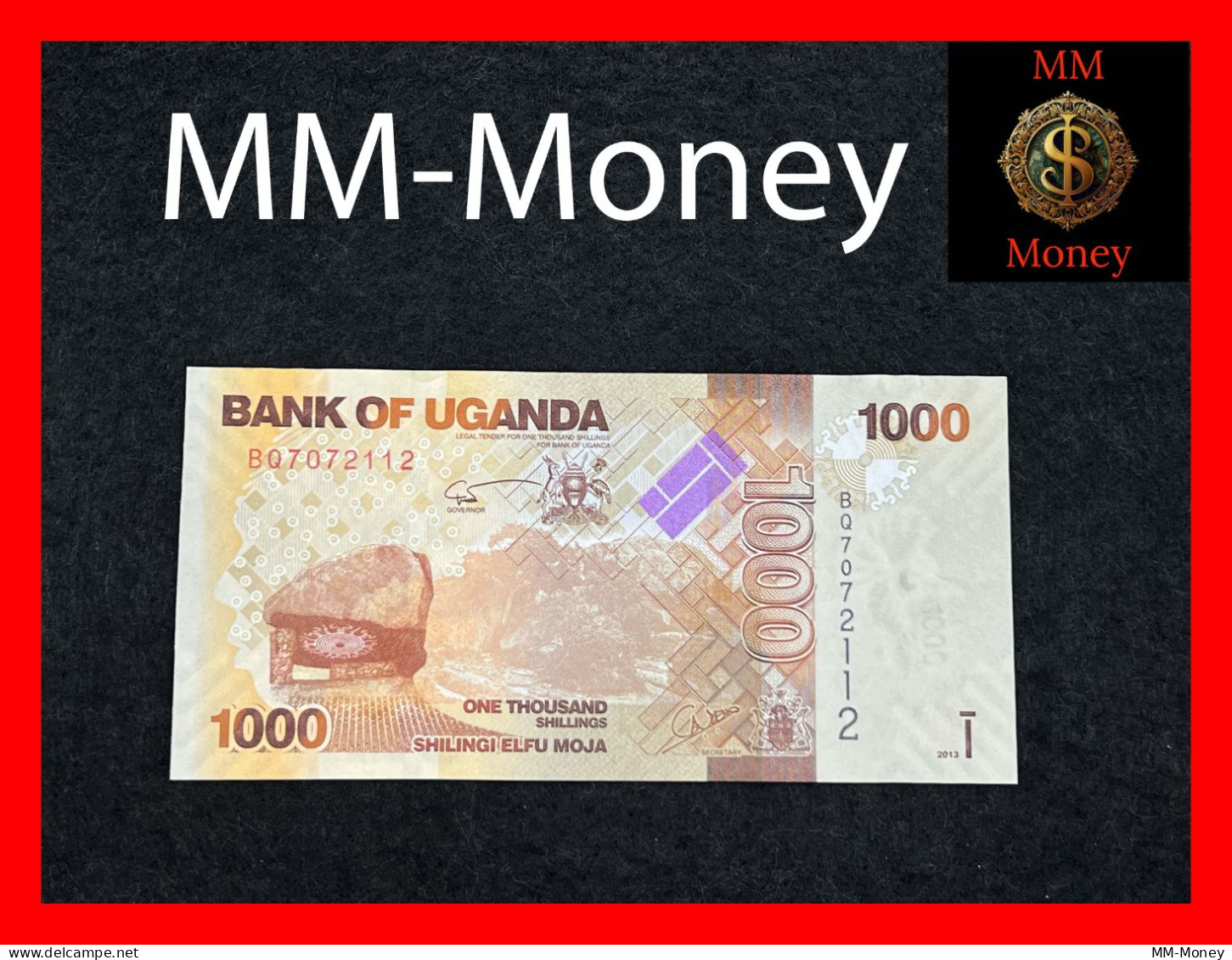 UGANDA 1.000 1000 Shillings  2013     P. 49  UNC - Oeganda