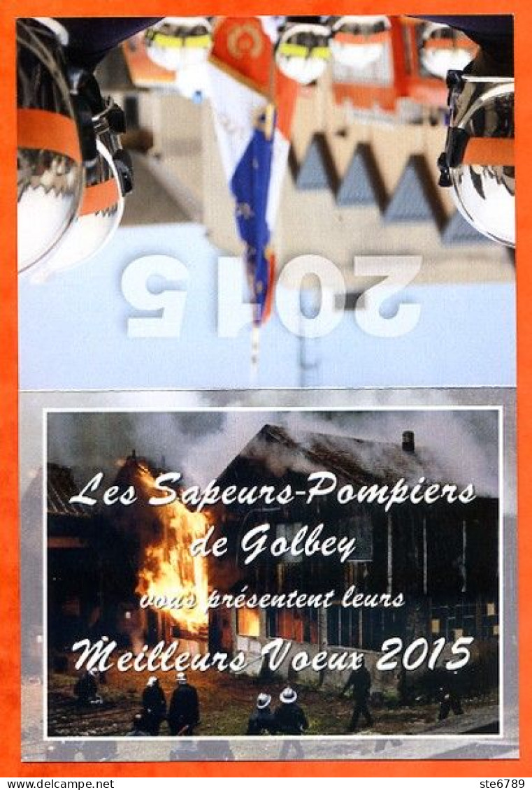 Mini Calendrier 2015 Sapeurs Pompiers 88 Golbey Vosges - Petit Format : 2001-...