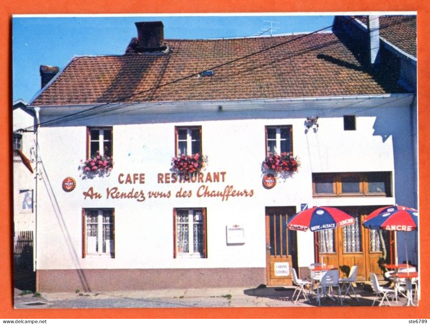 Mini Calendrier 1980 Café Restaurant Au Rendez Vous Des Chauffeurs Belval Au Pied Du Col  De Hantz 88 Vosges  Ste6789 - Small : 1971-80