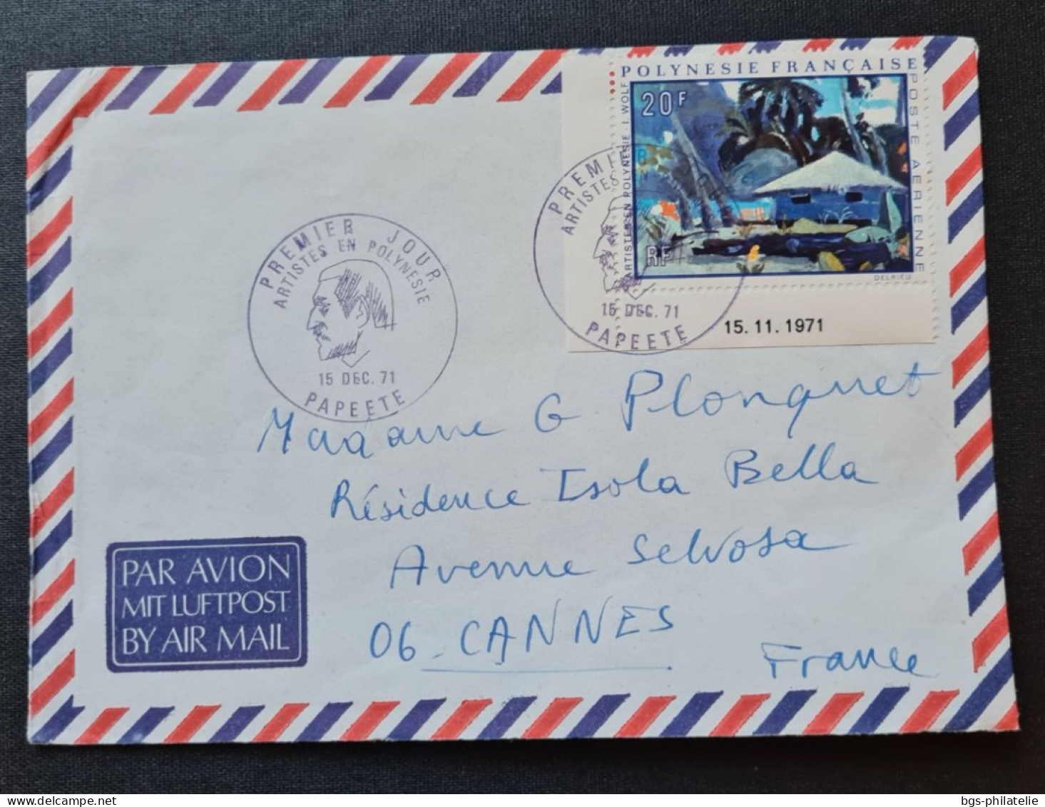 Polynésie,  Lettre Pour La France. - Storia Postale