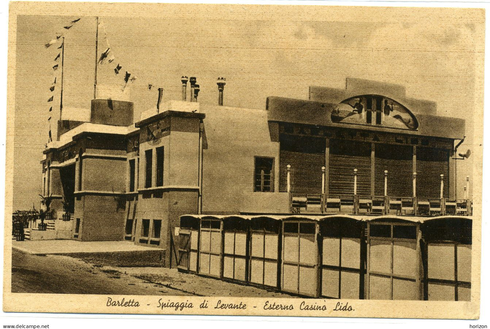 E.986  BARLETTA - Spiaggia Di Levante - Esterno Casino Lido - Barletta