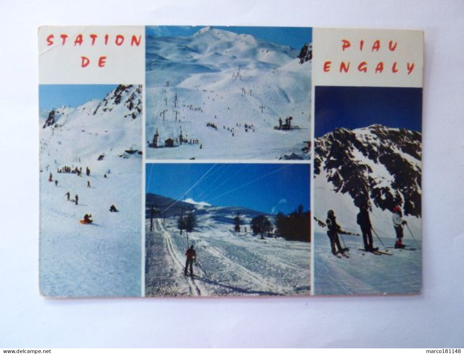 VALLEE D'AURE - Station De PIAU ENGALY - ARAGNOUET - Pistes Luge Et Ski - LE CAMPBIEHL - Aragnouet