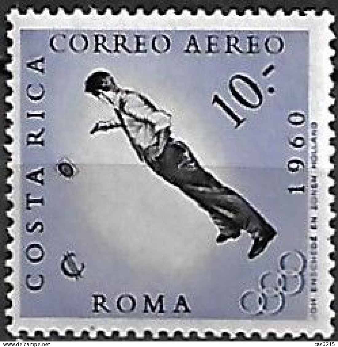 COSTA RICA 1960 Olympic Games, Shooting Games,  1  Stamp MNH - Waffenschiessen