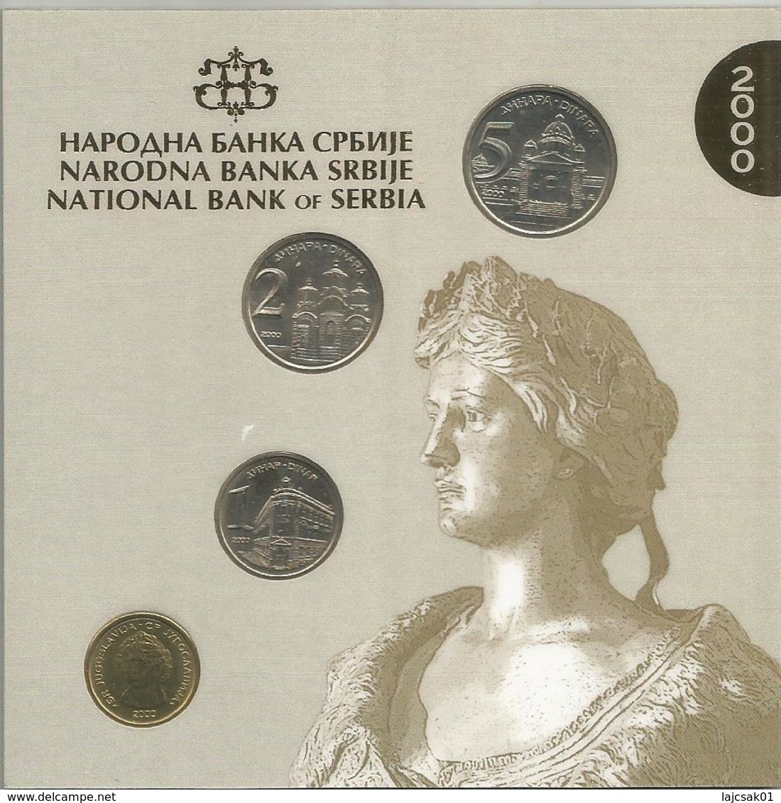 Yugoslavia 2000. Mint Set Of National Bank - Yugoslavia