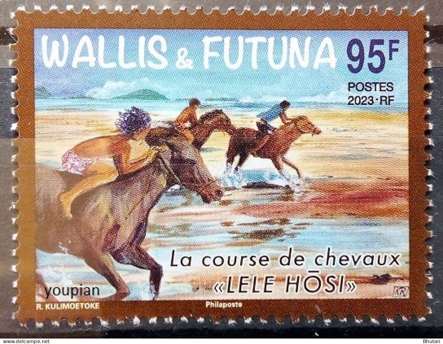 Wallis And Futuna 2023, Horse Race, MNH Single Stamp - Nuevos