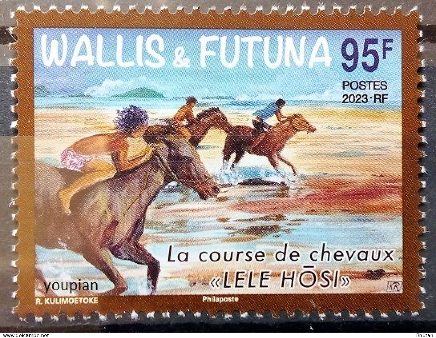 Wallis And Futuna 2023, Horse Race, MNH Single Stamp - Ongebruikt