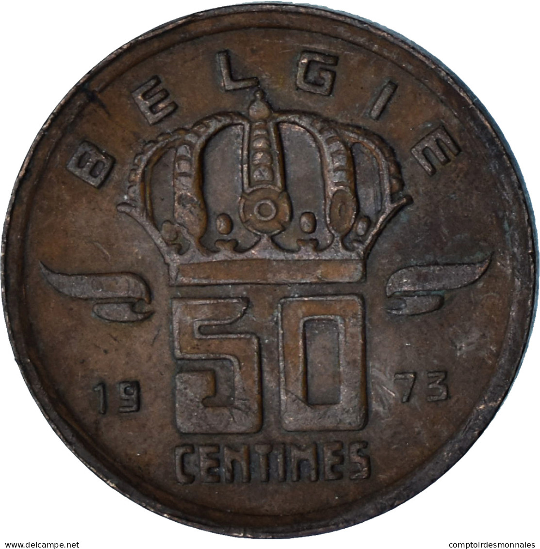 Belgique, 50 Centimes, 1973 - 50 Cent