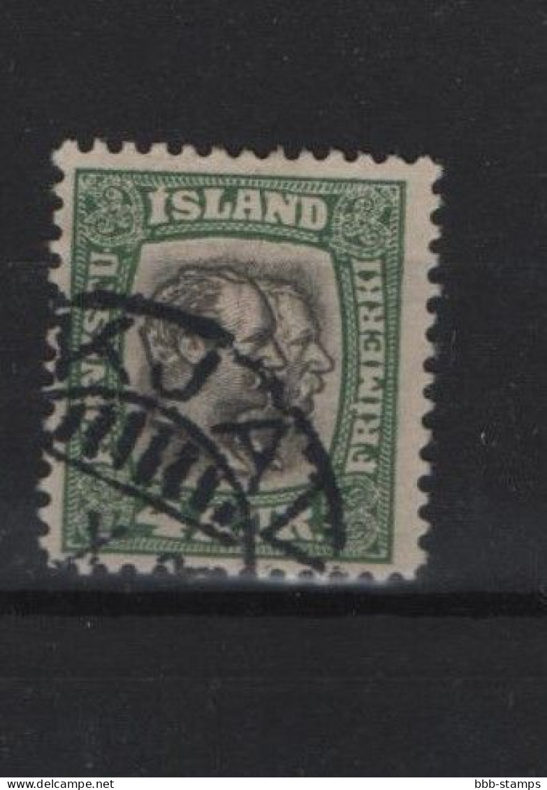Island Michel Cat.No. Service Used 25 (4) - Dienstzegels