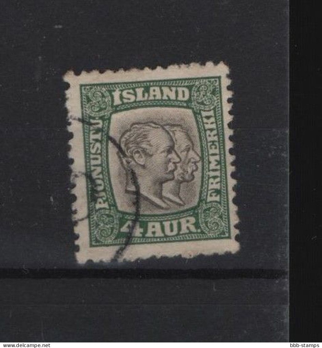 Island Michel Cat.No. Service Used 25 (5) - Dienstzegels