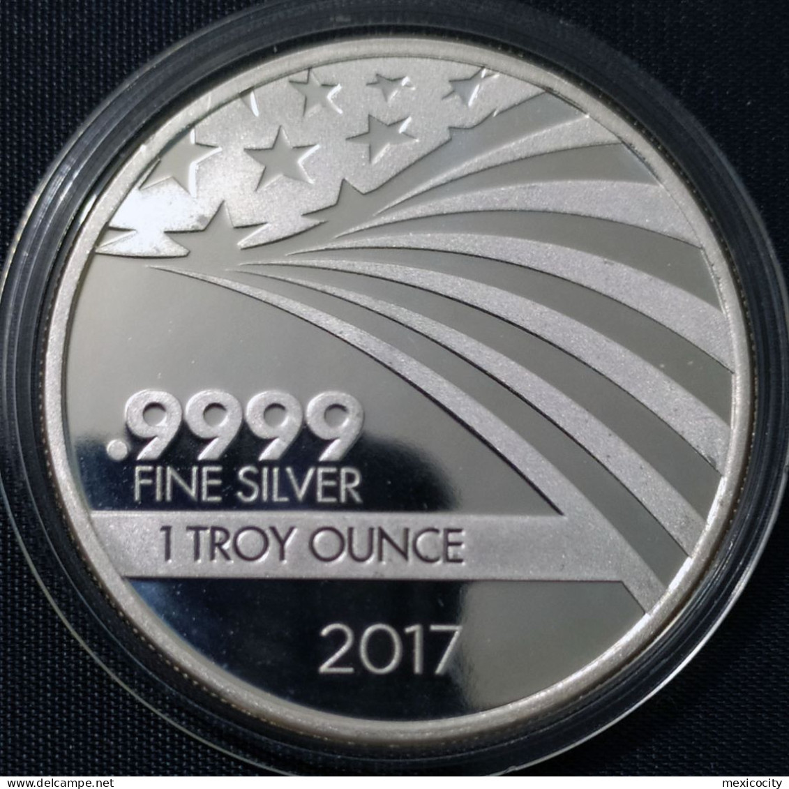 US 2017 APMEX .9999 Pure SILVER TROY OUNCE, In Capsule, See Imgs. For Cond., Nice Piece - Other & Unclassified