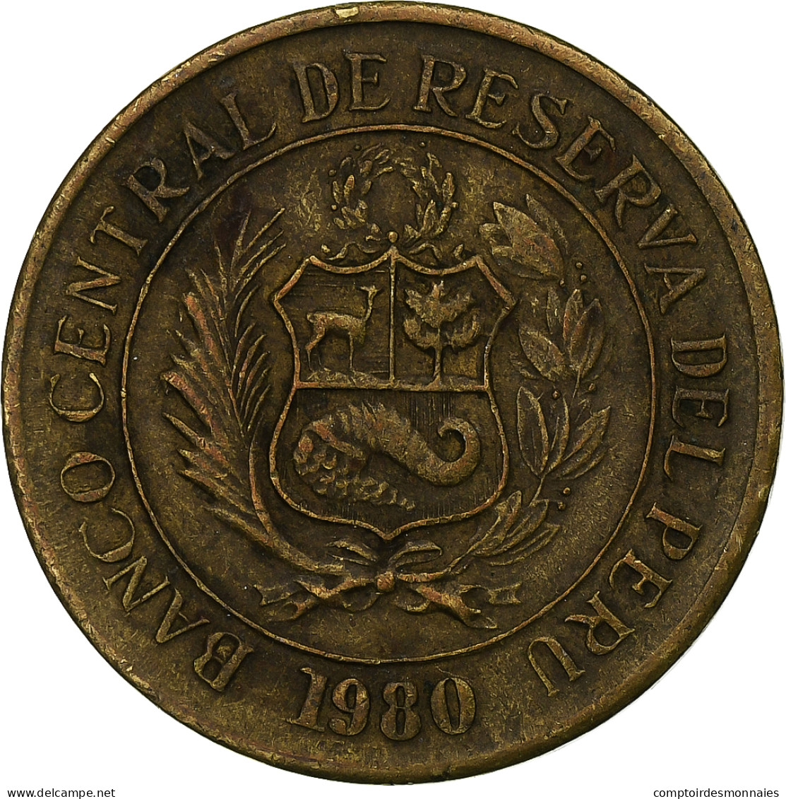 Pérou, 10 Soles, 1980 - Peru