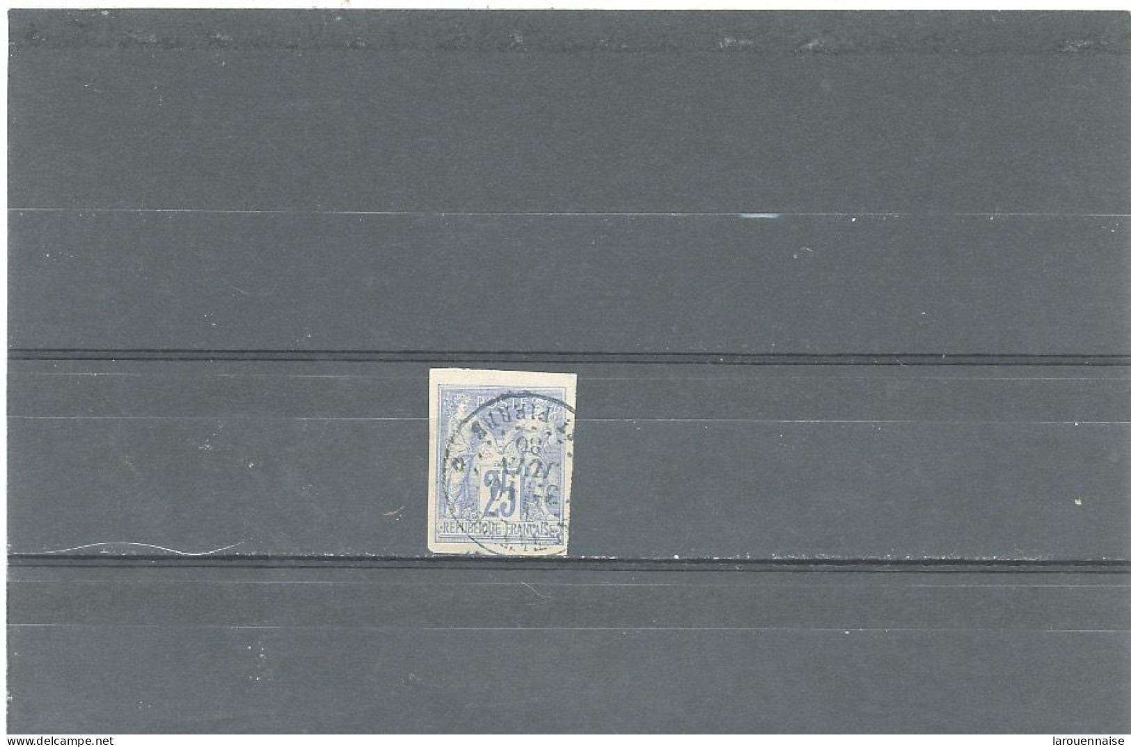 MARTINIQUE-COLONIES GÉNÉRALES-N°36 TYPE SAGE 25c OUTREMER SUP -Obl CàD.MARTINIQUE /*ST PIERRE* - Used Stamps