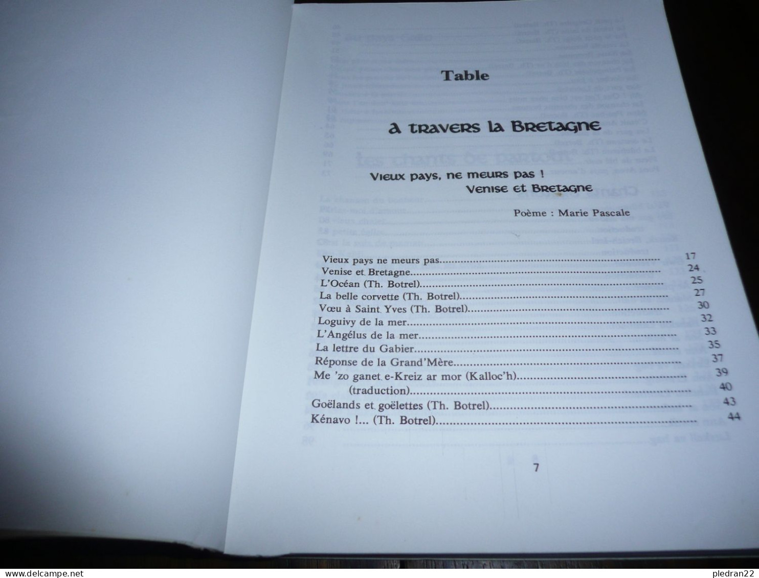 BRETAGNE BRETON GALLO CHANTS DE NOTRE TERRE CHANTS DE L'OUEST 2è EDITION 1981 PARTITIONS ET TEXTES - Bretagne