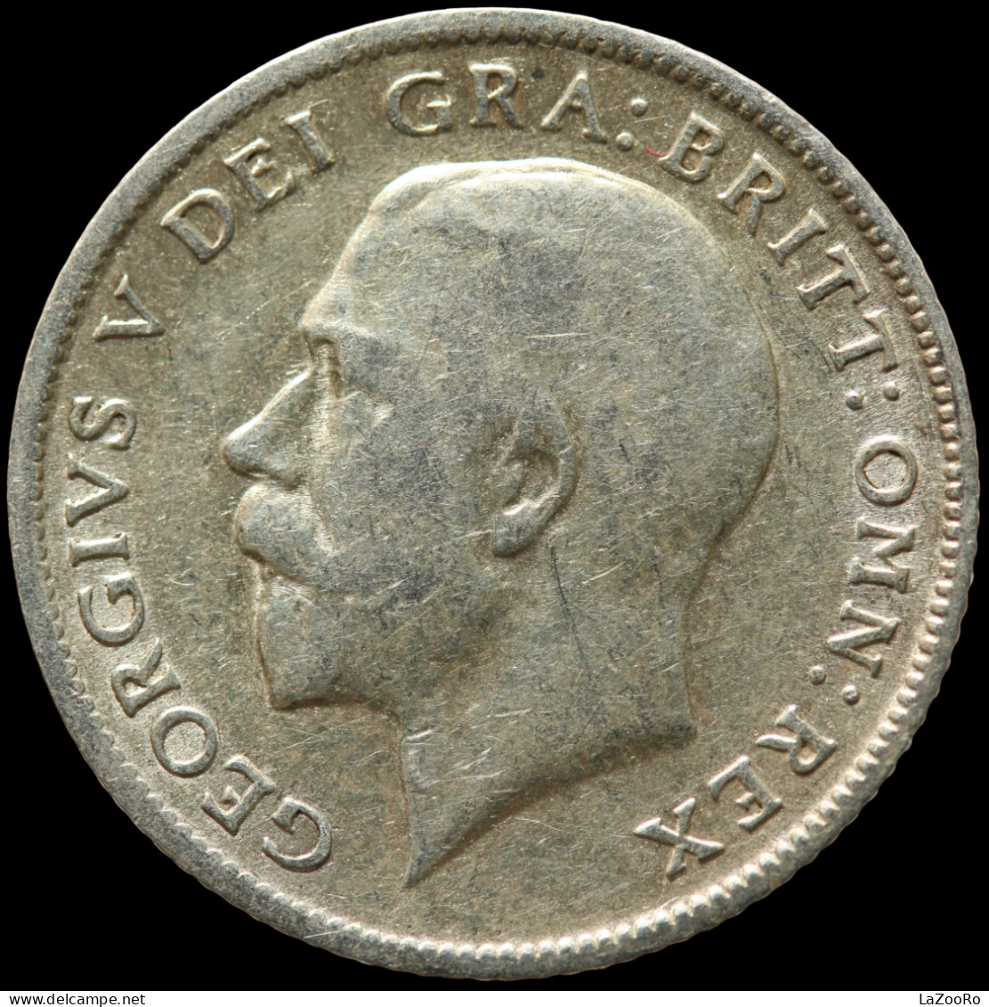 LaZooRo: Great Britain 6 Pence 1916 XF - Silver - H. 6 Pence