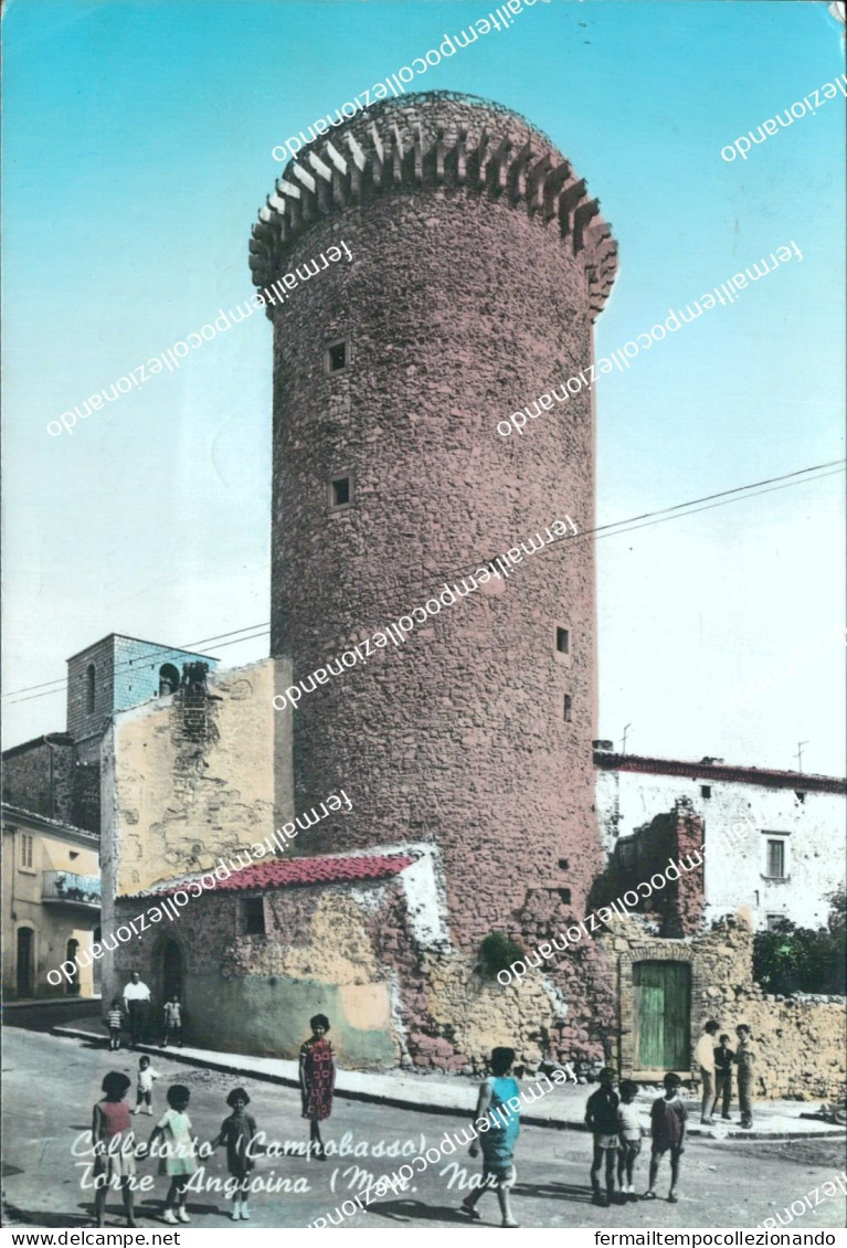 Bu473 Cartolina Colletorto Torre Angioina Provincia Di Campobasso Molise - Campobasso