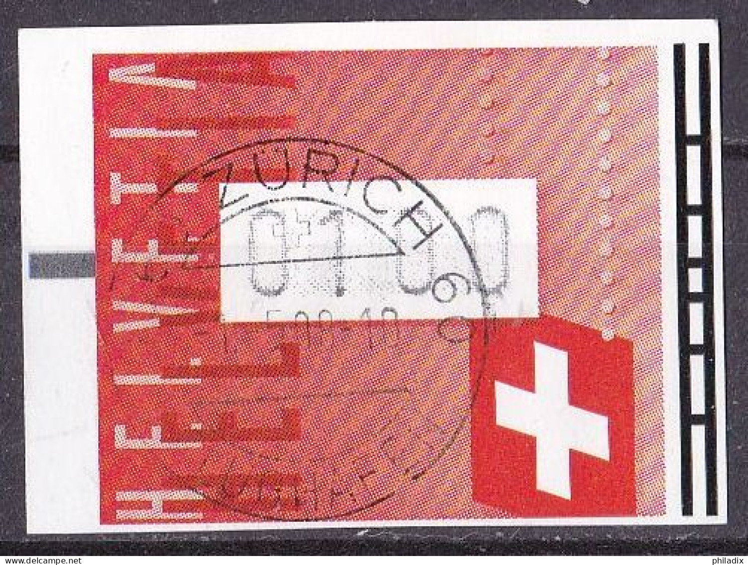 Schweiz ATM Automaten Marke (1,00) O/used (A-4-22) - Automatic Stamps