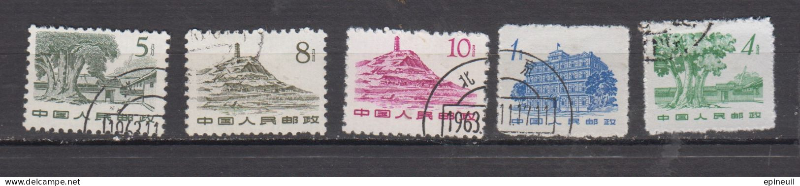 CHINE ° 1961  YT N° 1384 1385 1386 1432 1435 - Used Stamps