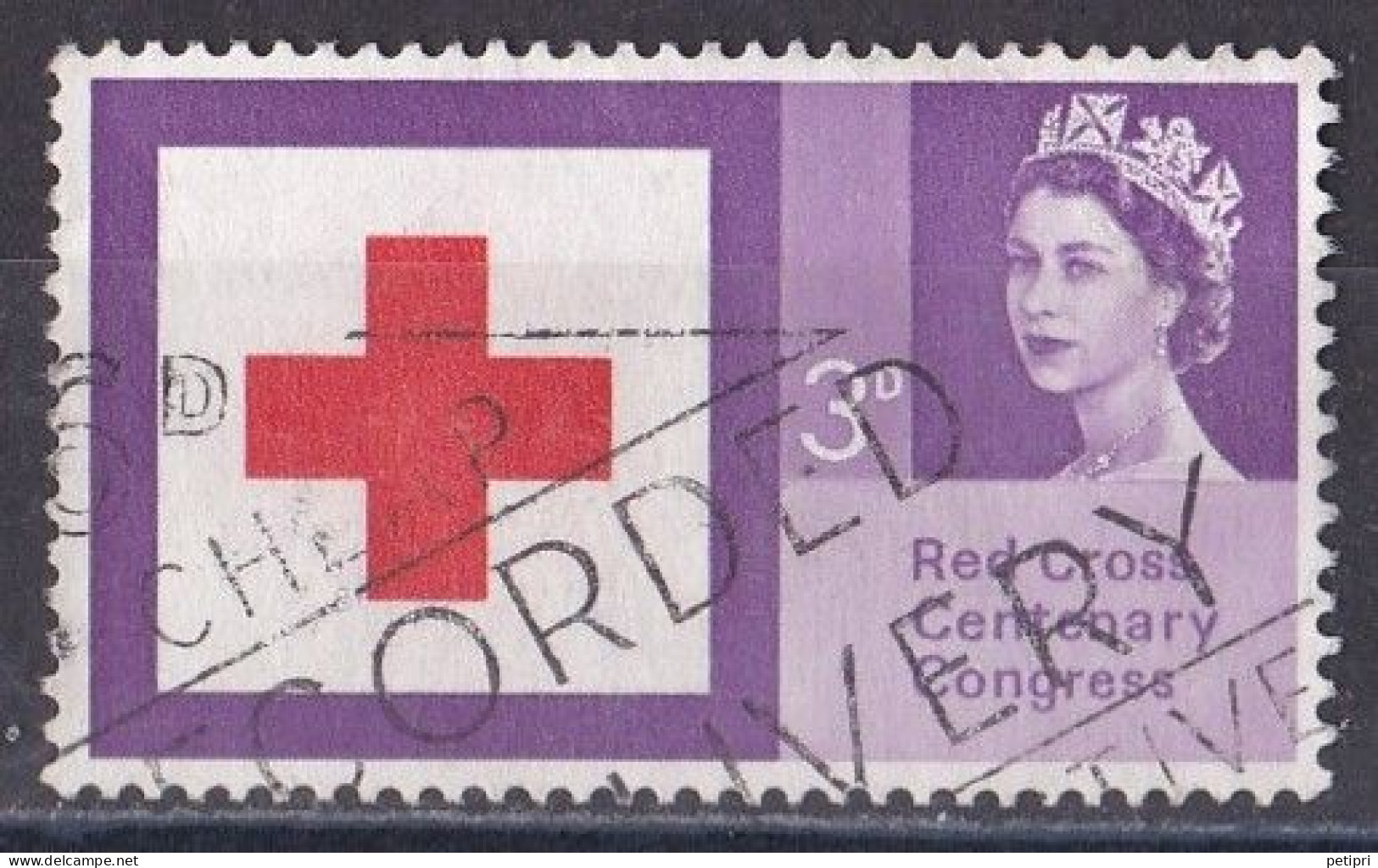 Grande Bretagne - 1952 - 1971 -  Elisabeth II -  Y&T N °  378  Oblitéré - Oblitérés