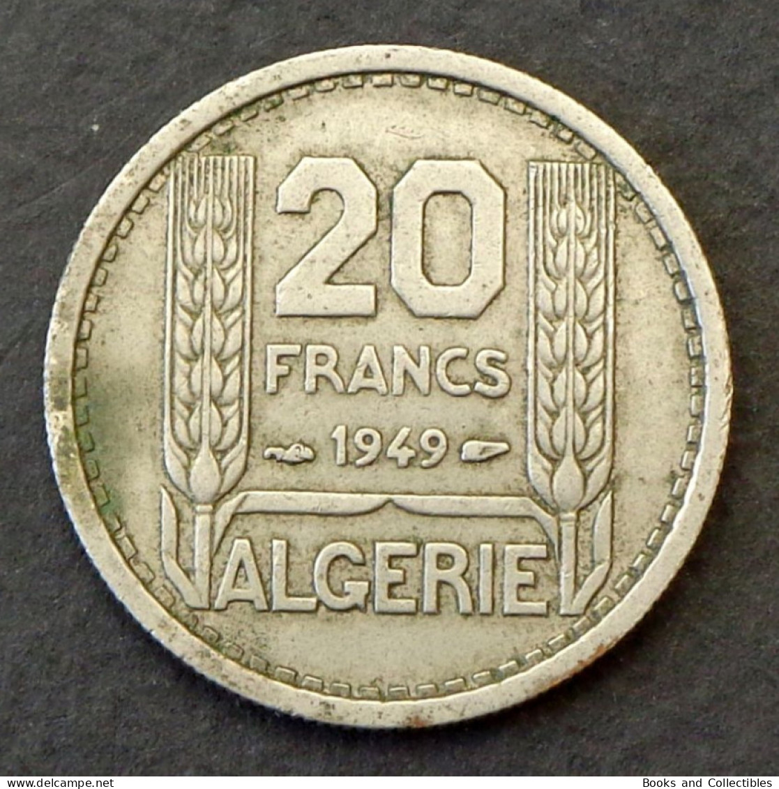 ALGERIA - 20 Francs 1949 - KM# 91 * Ref. 0189 - Algérie