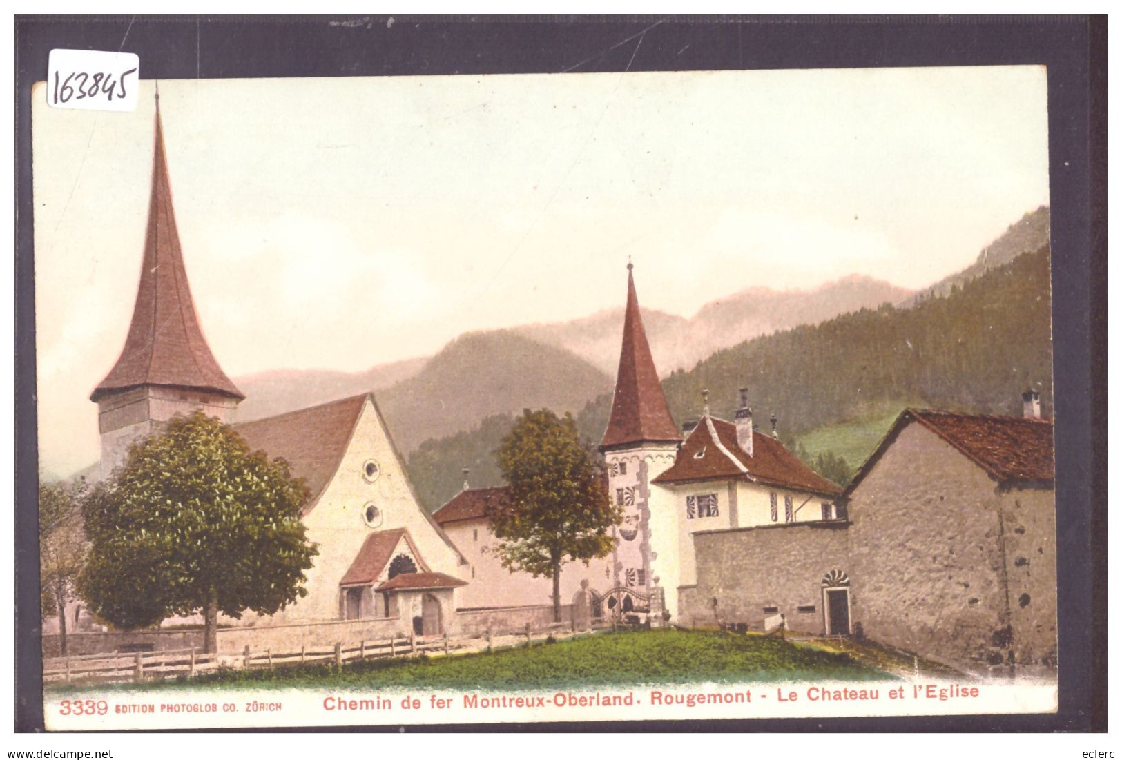 DISTRICT DU PAYS D'ENHAUT - ROUGEMONT - L'EGLISE - TB - Rougemont