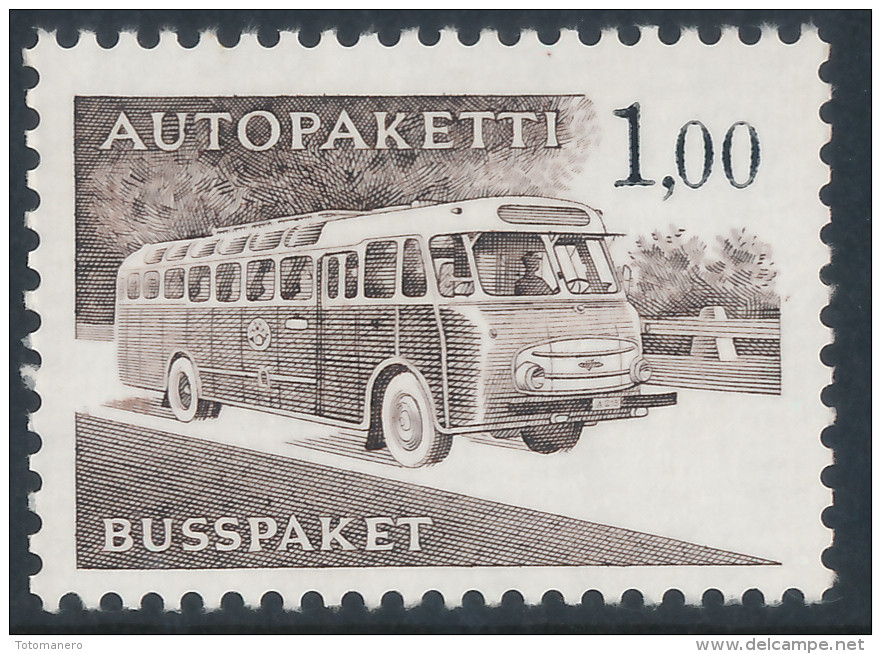 FINLAND/Finnland 1963 Post Bus/Autobus 1.00 Phosphor Paper**MNH - Pakjes Per Postbus