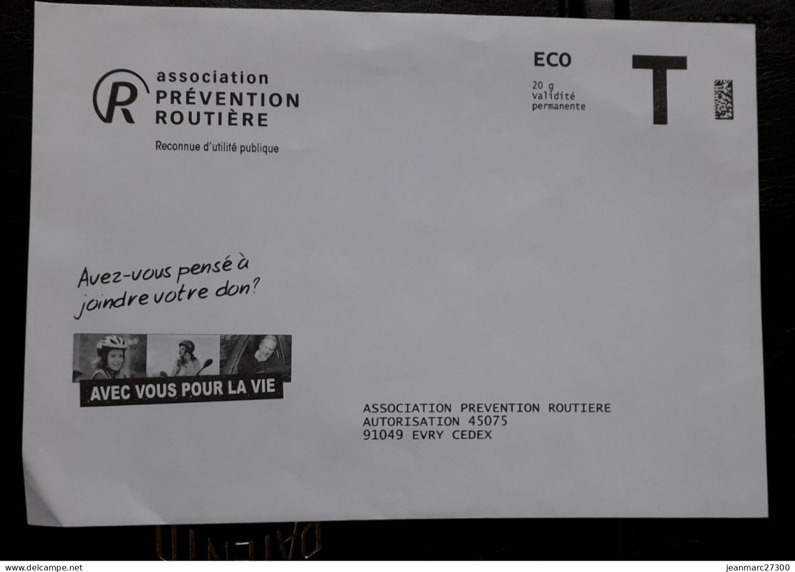Pret A Poster Reponse ECO T A5 Prévention Routière - Prêts-à-poster:reply