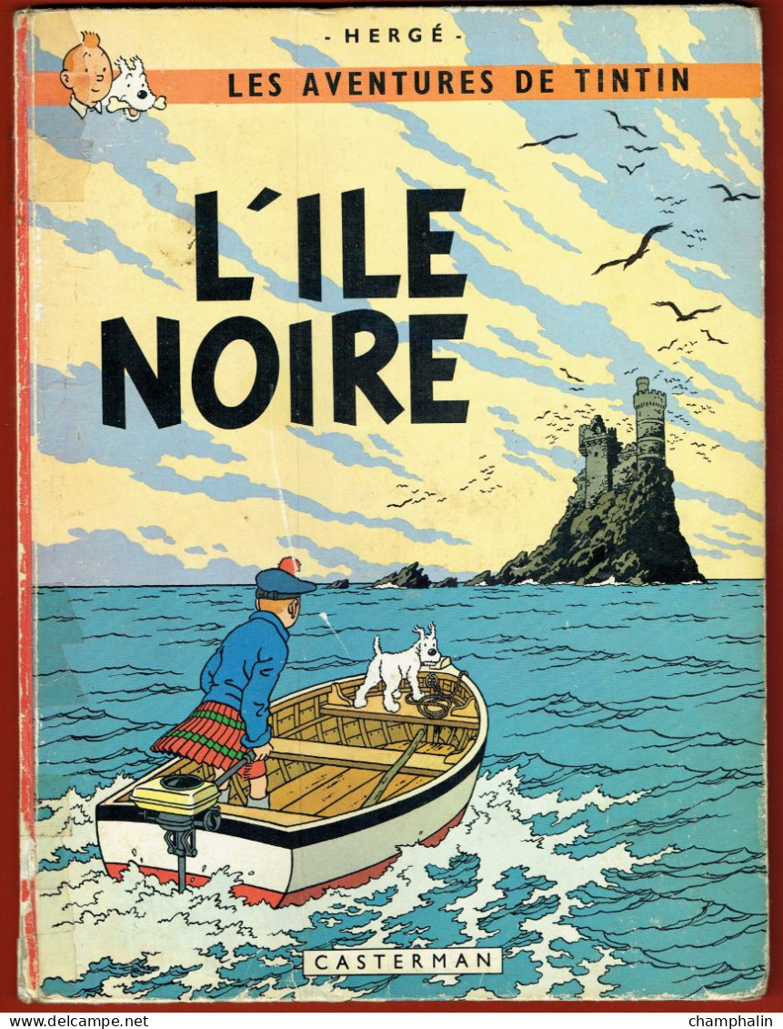 Hergé - Les Aventures De Tintin - L'Ile Noire - Ed Casterman - Réf. Série B 36 (1966) - Voir état & Description - Tintin