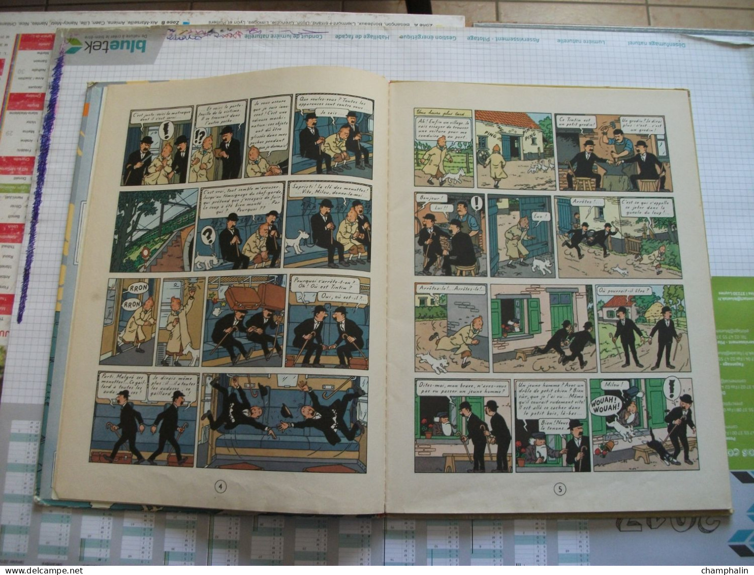 Hergé - Les Aventures de Tintin - L'Ile Noire - Ed Casterman - Réf. Série B 36 (1966) - Voir état & description