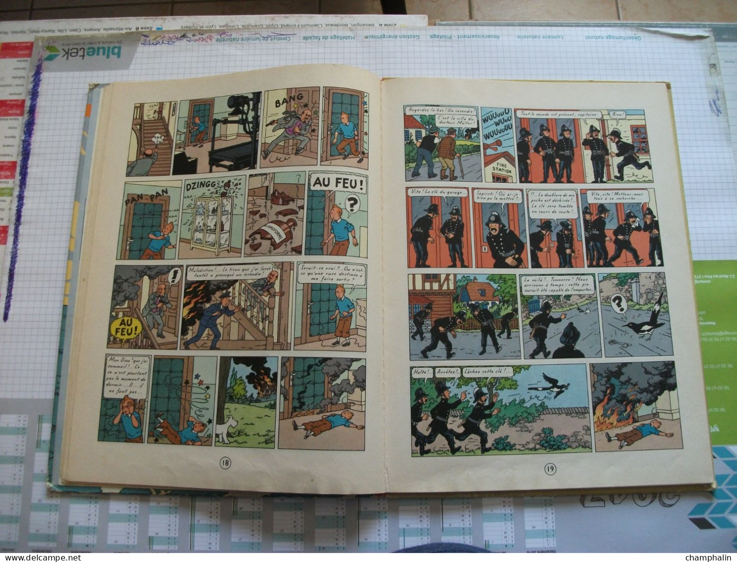 Hergé - Les Aventures de Tintin - L'Ile Noire - Ed Casterman - Réf. Série B 36 (1966) - Voir état & description