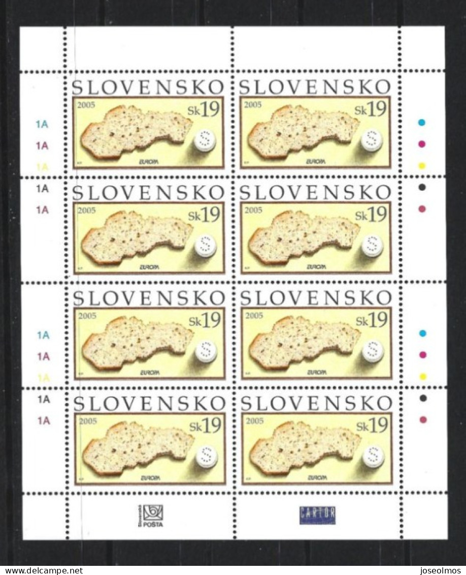 SLOVAQUIE ANNEE 2005 NEUF** /MNH MI-512 BLOC BF LUXE - Blocks & Sheetlets