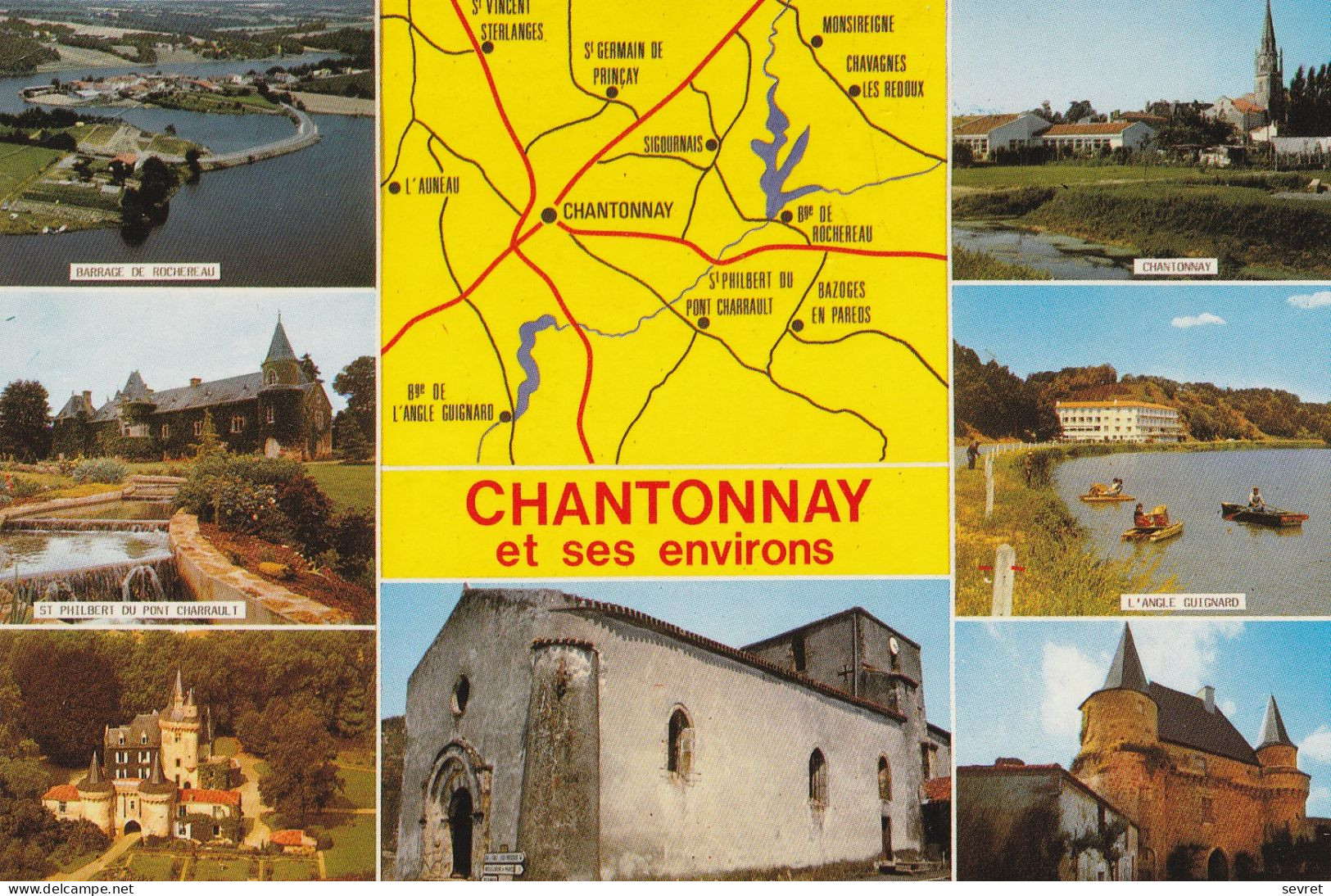 CHANTONNAY Et Ses Environs . -  CPM Multivues - Chantonnay