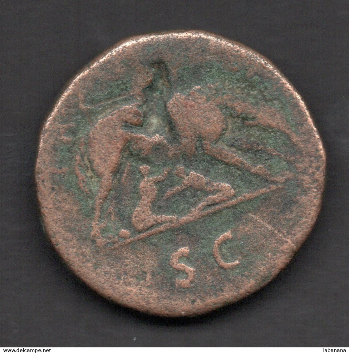 Rome Antonin Le Pieux, Sesterce Avec Louve Et Jumeaux Au Revers - The Anthonines (96 AD Tot 192 AD)