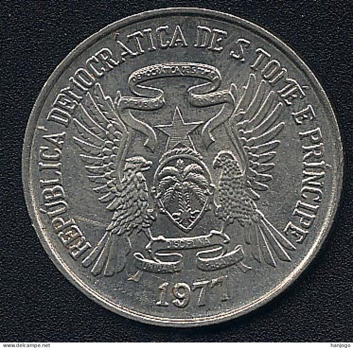 Sao Tome E Principe, 20 Dobras 1977, UNC - Sao Tome And Principe