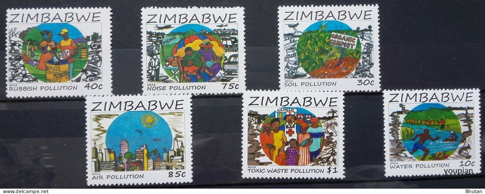 Zimbabwe 2016, Environment Protection, MNH Stamps Set - Zimbabwe (1980-...)